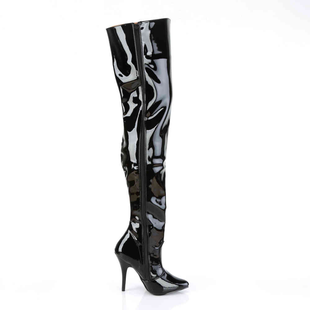 Pleaser Pleaser Overknee Boots SEDUCE3010 Black | Attitude Pleaser Pleaser Overknee Boots SEDUCE3010 Black | Attitude